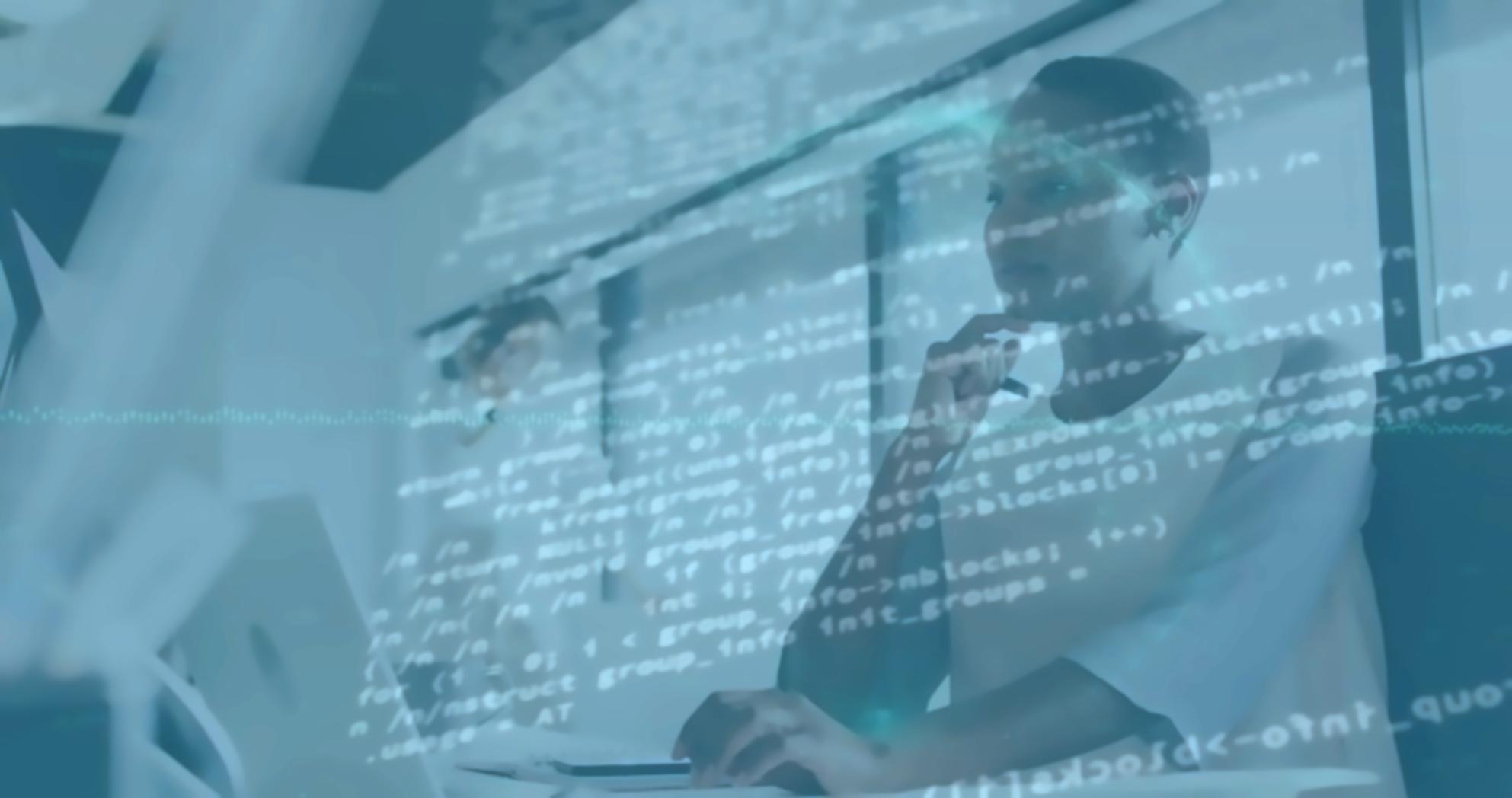 Trading floor with multiple screens showing real-time market data analysis